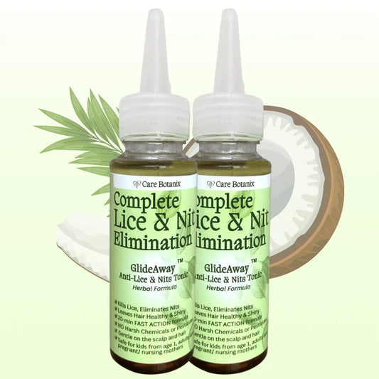 2 x GlideAway™.-.Herbal Anti Lice & Nits Tonic
