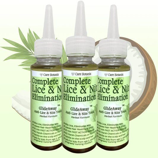 3 x GlideAway™.-.Herbal Anti Lice & Nits Tonic